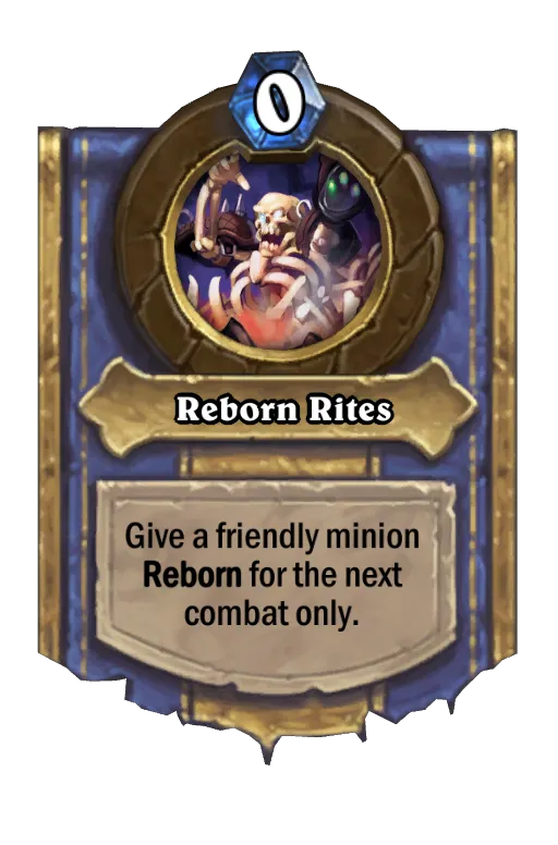 Give a friendly minion Reborn for the next combat only.