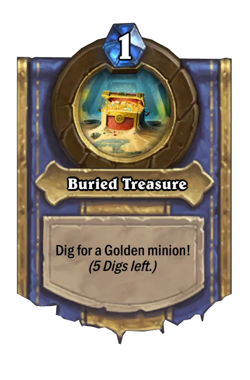Dig for a Golden minion! (5 Digs left.)