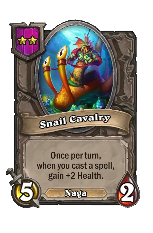 Card text: Once per Turn: After you cast a spell, gain +2 Health.
