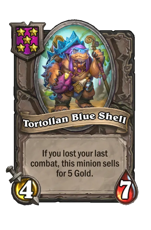 Card text: If you lost your last combat, this minion sells for 5 Gold.