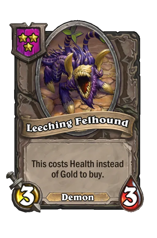 Card text: This costs Health to buy instead of Gold.