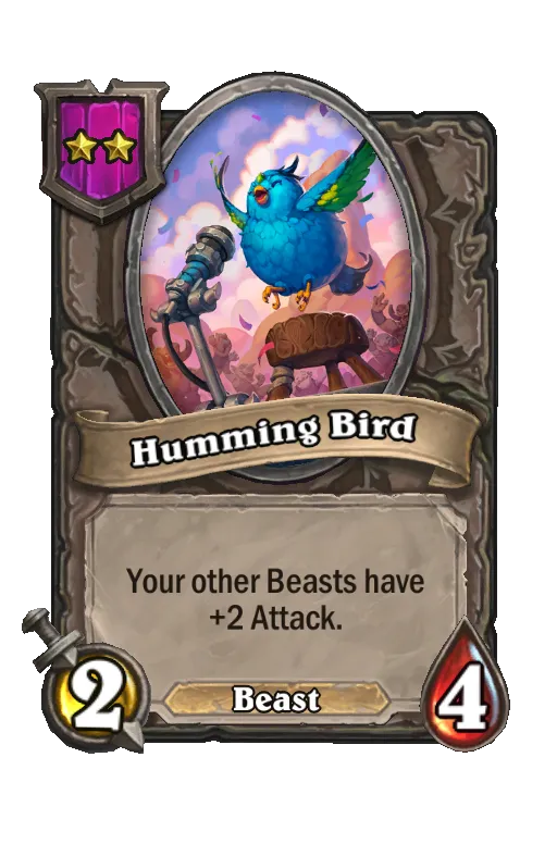 Card text: Your other Beasts have +2 Attack.