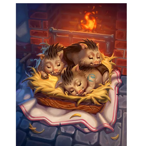 The picture of Three Lil' Quilboar
