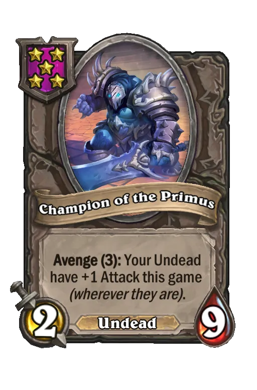Champion of the Primus