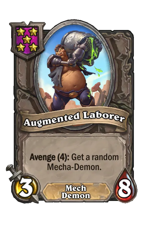 Card text: Avenge (4): Get a random Mecha-Demon.