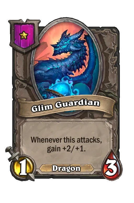 Card text: Whenever this attacks, gain +2/+1.