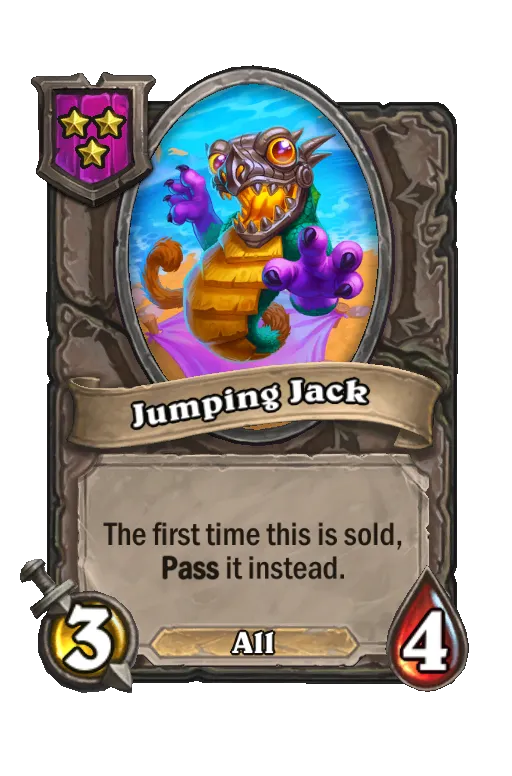 Card text: The first time this is sold, Pass it instead.