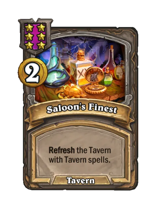 Refresh the Tavern with Tavern spells.