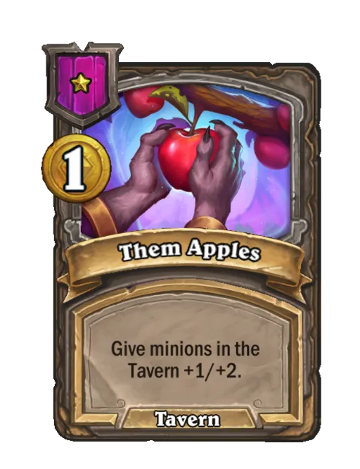 Give minions in the Tavern +1/+2.