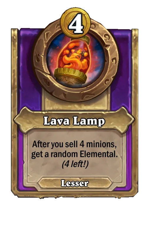 After you sell 5 minions, get a random Elemental.